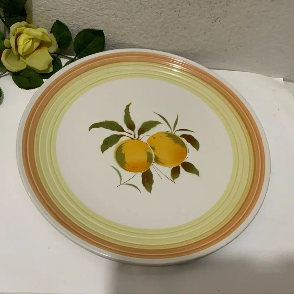 HARMONY HOUSE FINE CHINA TANGERINE 4264 Japan 12 3/8